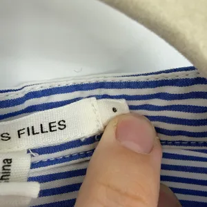 Avec‎ Les Filles Blue White Striped Cutout Back Midi Dress Size 6 Coastal thumbnail 6