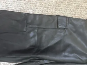 Leather ZARA Pants Black thumbnail 3