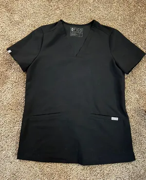 Women’s Scrub Set Black Size S/P Zamora Joggers And Casma Top thumbnail 2