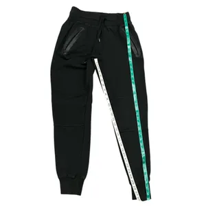 AgCatton Black Tech Fleece Joggers Slim Fit Drawstring Sweatpants Women Medium thumbnail 4