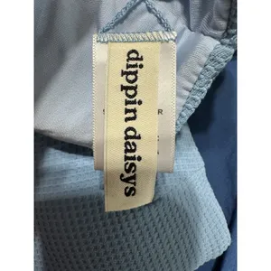 Dippin Daisys Zuma Swim Bikini Top Tides Blue‎ Ribbed NWOT Size S thumbnail 7