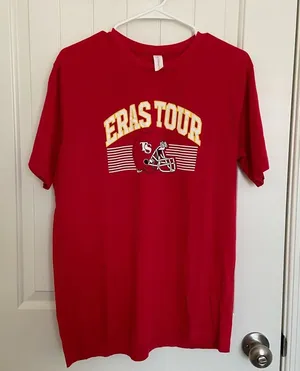 NWOT |‎ Alternative women’s Eras Tour decal tshirt — large thumbnail 1