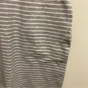 32 Degrees Cool Womens Mini Tank Dress S Small 36” Gray White Stripes NWT New thumbnail 4