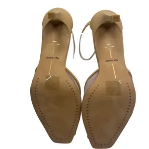 Dolce Vita Serlo‎ Mesh Heels Cafe Mesh Nude Tan Leather Size 9 Stiletto Sandals thumbnail 4