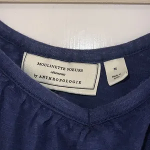 Anthropologie Moulinette Soeurs Embroidered Nautical Navy Sz Medium Top thumbnail 8