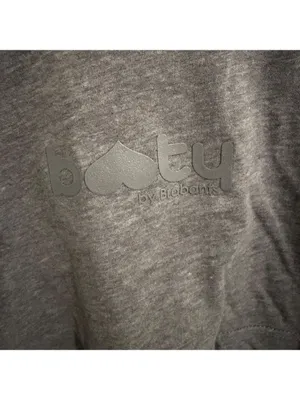 Booty by Brabants Ultra Cropped Long Sleeve Dark Heather Grey NWOT thumbnail 5