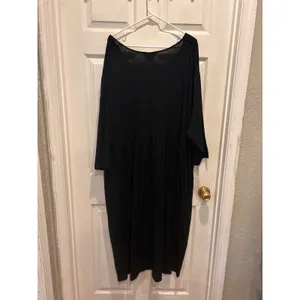 Ulla Popken‎ Black A-Line Surplice V-Neck 3/4 Sleeve Dress Plus Size 28/30 Curvy thumbnail 5