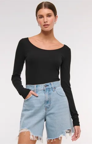 Abercrombie & Fitch High Rise Loose Short Size 29 thumbnail 1