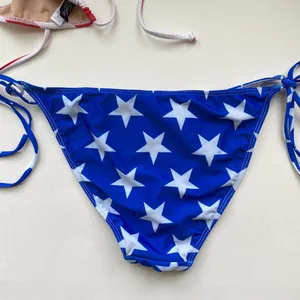 NWOT Forplay sexy Stars and Stripes string bikini, size large thumbnail 7