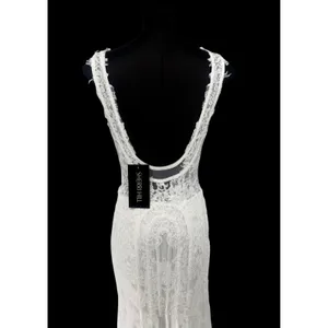 Sherri Hill 50906 White Lace‎ Mermaid Gown Sz 0 NWT $450 thumbnail 7