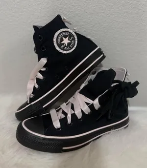 Converse Chuck Taylor All Star Womens Sz 6 Black Pink Ribbon thumbnail 1