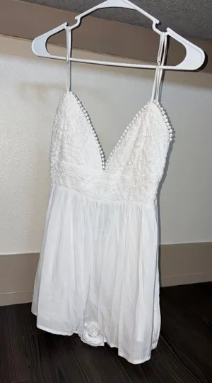 Love Tree Romper White thumbnail 1