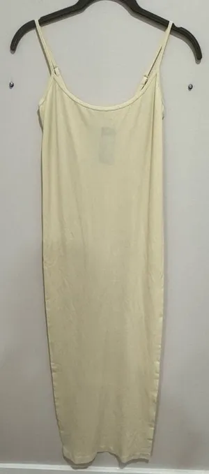Shape cream Stretch Seamless‎ Strappy Maxi Dress women's Small thumbnail 1