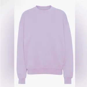 Aritzia TNA Cozy Fleece Perfect Crew Sweatshirt in Lilac XXS thumbnail 2
