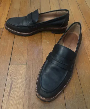 Madewell Loafers Leather Black thumbnail 1