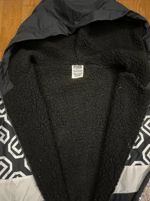 Victoria’s Secret Pink Sherpa Lined Anorak Full-Zip Jacket XS/S thumbnail 2
