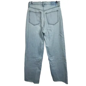Abercrombie & Fitch Curve Love Loose High Rise Wide Leg Straight Jeans Size 28 6 thumbnail 2