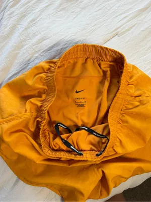 Nike Women's‎ Bright Orange Athletic Running Shorts thumbnail 8