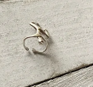 Sterling Silver Climbing Man Ear Cuff thumbnail 3