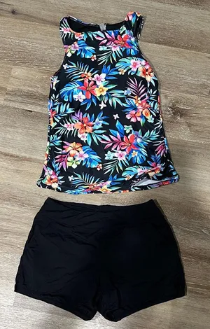 Floral Print Women's Swim Set thumbnail 1