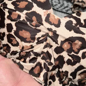 Tempt Me Leopard bikini top xxl halter style‎ padded NEW thumbnail 2
