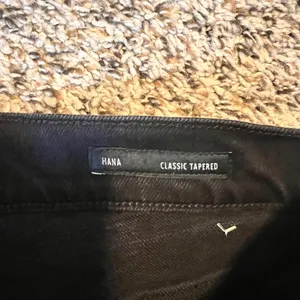 EDWIN Hana Classic Tapered Black‎ Denim Jeans Women's Size 25 thumbnail 3