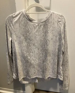 Altar'd State Long-sleeve White Shirt thumbnail 1