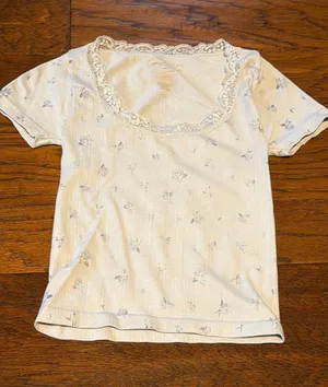 Baby Tee Blue Size XS thumbnail 1