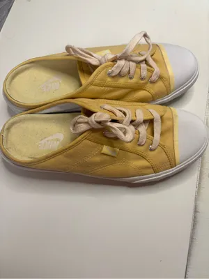 Nike Hermosa Canvas Mule Slip On Shoes Womens Size 10 Yellow Y2K Vintage thumbnail 2