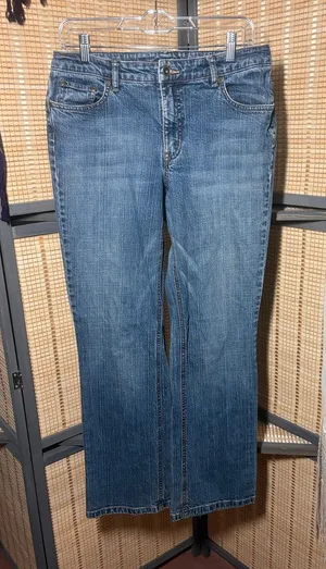 a.n.a. Medium Blue Boot-Cut Jeans thumbnail 1