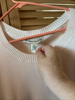 Bamboo Traders Soft Ribbed Scoop Neck Top Medium thumbnail 3