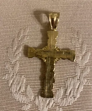🛍GOLD PLATED CROSS AS SHOWN.🛍 thumbnail 3
