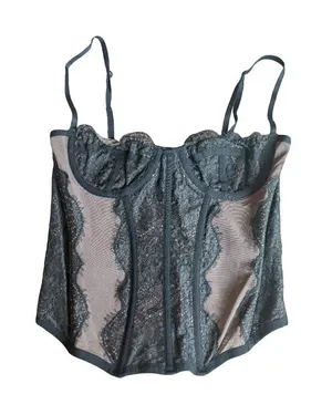 Urban Outfitters Out From Under Modern Love Corset Top Shirt Blouse Size Small thumbnail 1