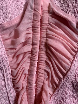 Madrag pink corset top with ruched detailing, size S #corset #ruched thumbnail 3
