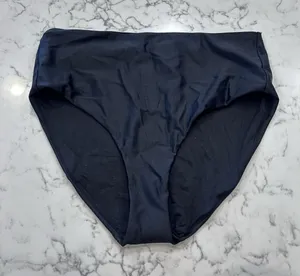 NWOT Quince Black High Rise Bikini Bottoms Size Small thumbnail 1