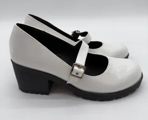Dirty Laundry Chunky Heel Platform White Lug Sole Mary Jane Loafer 9.5 Y2K thumbnail 1
