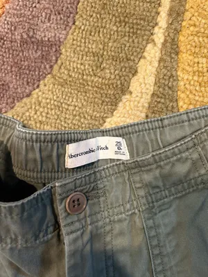Curve Love Low Rise Loose Cargo Pant Olive Green Size 0 thumbnail 4