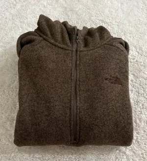 North Face Hoodie Womens XL Brown Fleece 1/4 Zip Gorpcore Hiking Outdoors Preppy thumbnail 1