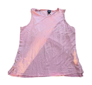 Patagonia Womens Pink‎ Heathered Slub Knit Sleeveless Tank Top Size M Medium thumbnail 1