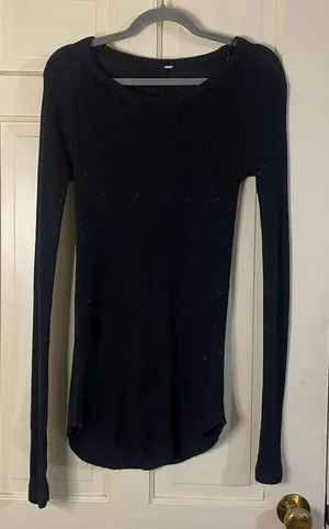Lululemon Cabin Yogi Long Sleeve Tunic Sweater Gray Size Small/2 thumbnail 1