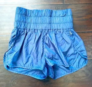 FP Movement The Way Home Shorts | Tik Tok Viral Activewear Running Shorts | Blue thumbnail 1