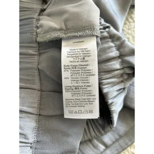 Madewell Straight Leg Full Length Pants in Satin Dusk Grey Size M (#4) thumbnail 7
