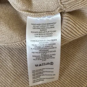 Pilcro Anthropologie Turtleneck Sweater‎ Vest Tank Top Beige Tan XL Womens thumbnail 4