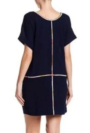 Madewell Isadora Embroidery Easy Dress M Blue thumbnail 3