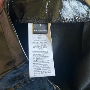 Shein Black Leather Mini Skirt thumbnail 5