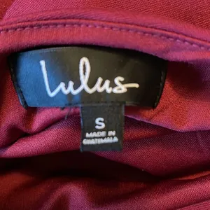 Lulus Skater Dress Womens S Burgundy Wine Sexy Open Back Strappy V-Neck Mini thumbnail 4