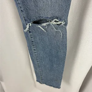 Free‎ People Jeans Womens 29 Blue We The Free Button-Fly Denim Straight Leg 621 thumbnail 2
