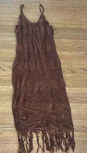 Almost famous brown dress thumbnail 1