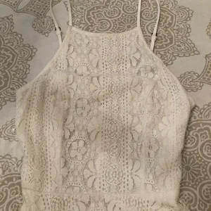 Abercrombie & Fitch Strappy Lace Open Back Fit & Flare Dress XS thumbnail 3
