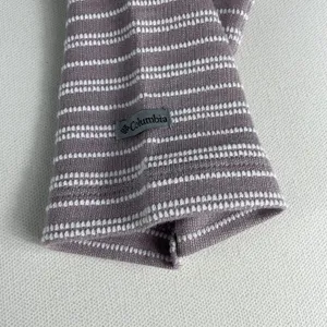 Columbia Top Shirt Women's XS 3/4 Sleeve Purple Textured Stripes Cotton‎ Ladies thumbnail 4